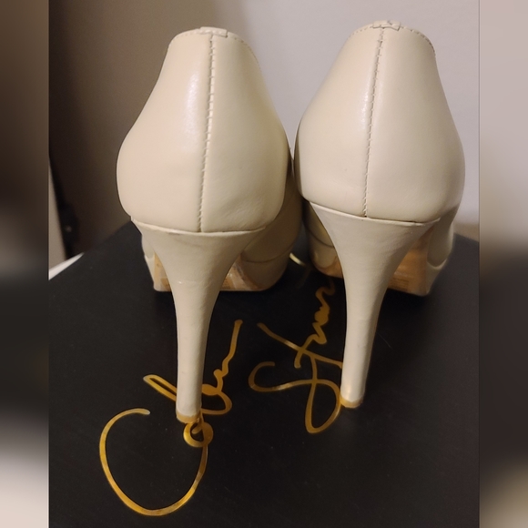 Colin Stuart Peep Toe High Heel Pumps Size 7.5 or 38 - Picture 4 of 6
